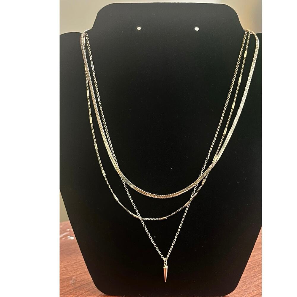 LC Lauren Conrad Gold Tone Layered Necklace Bundle